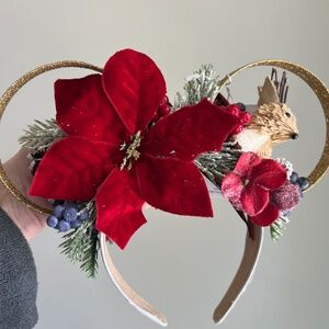 Hand made Christmas woodsy Disney ears